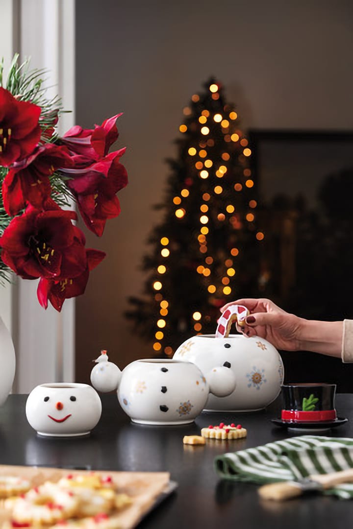 Christmas Toy's Memory snögubbe burk 4 delar, Vit Villeroy & Boch
