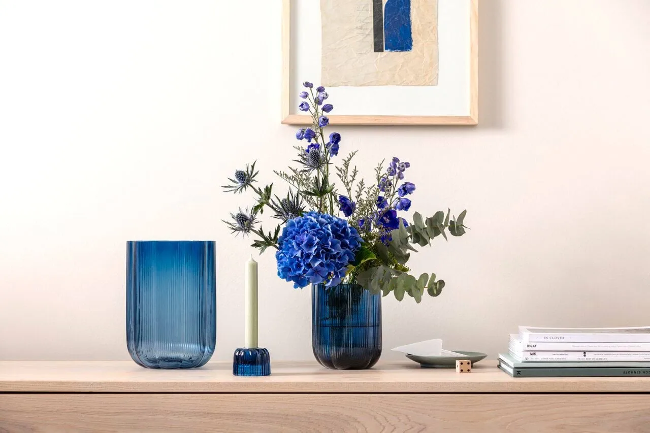 Fleur 2 i 1 ljuslykta, Bleu, Ø6,3 cm Villeroy & Boch