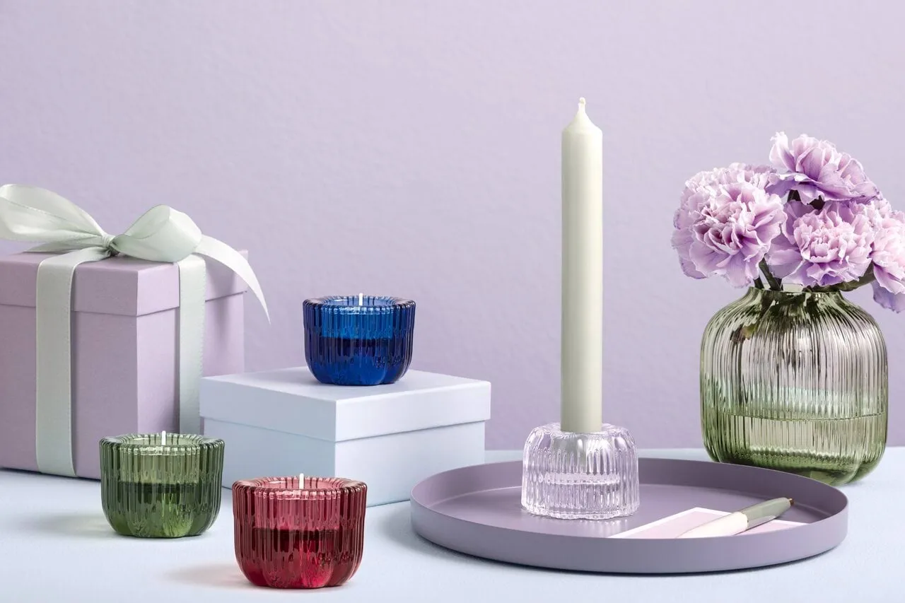 Fleur 2 i 1 ljuslykta, Cassis, Ø6,3 cm Villeroy & Boch