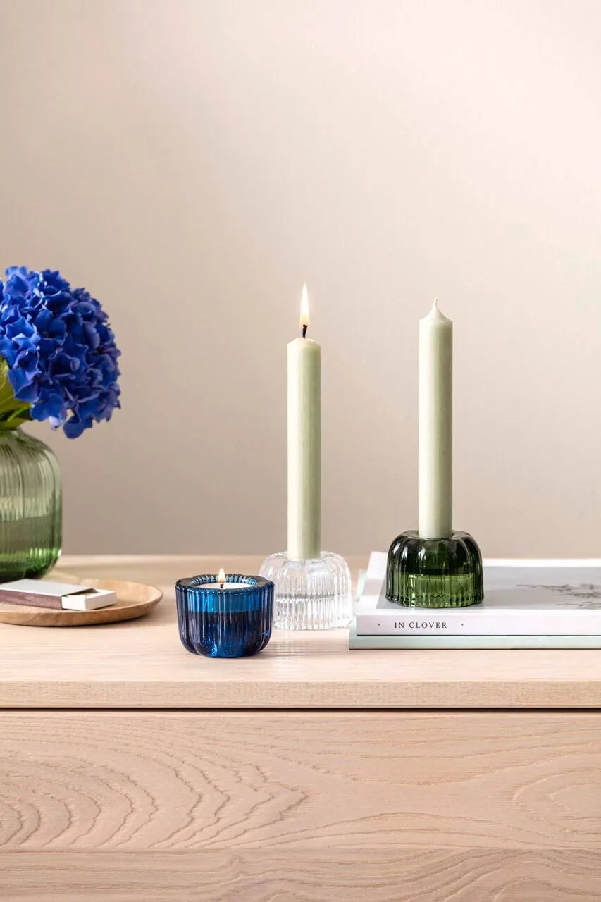 Fleur 2 i 1 ljuslykta, Transparent, Ø6,3 cm Villeroy & Boch