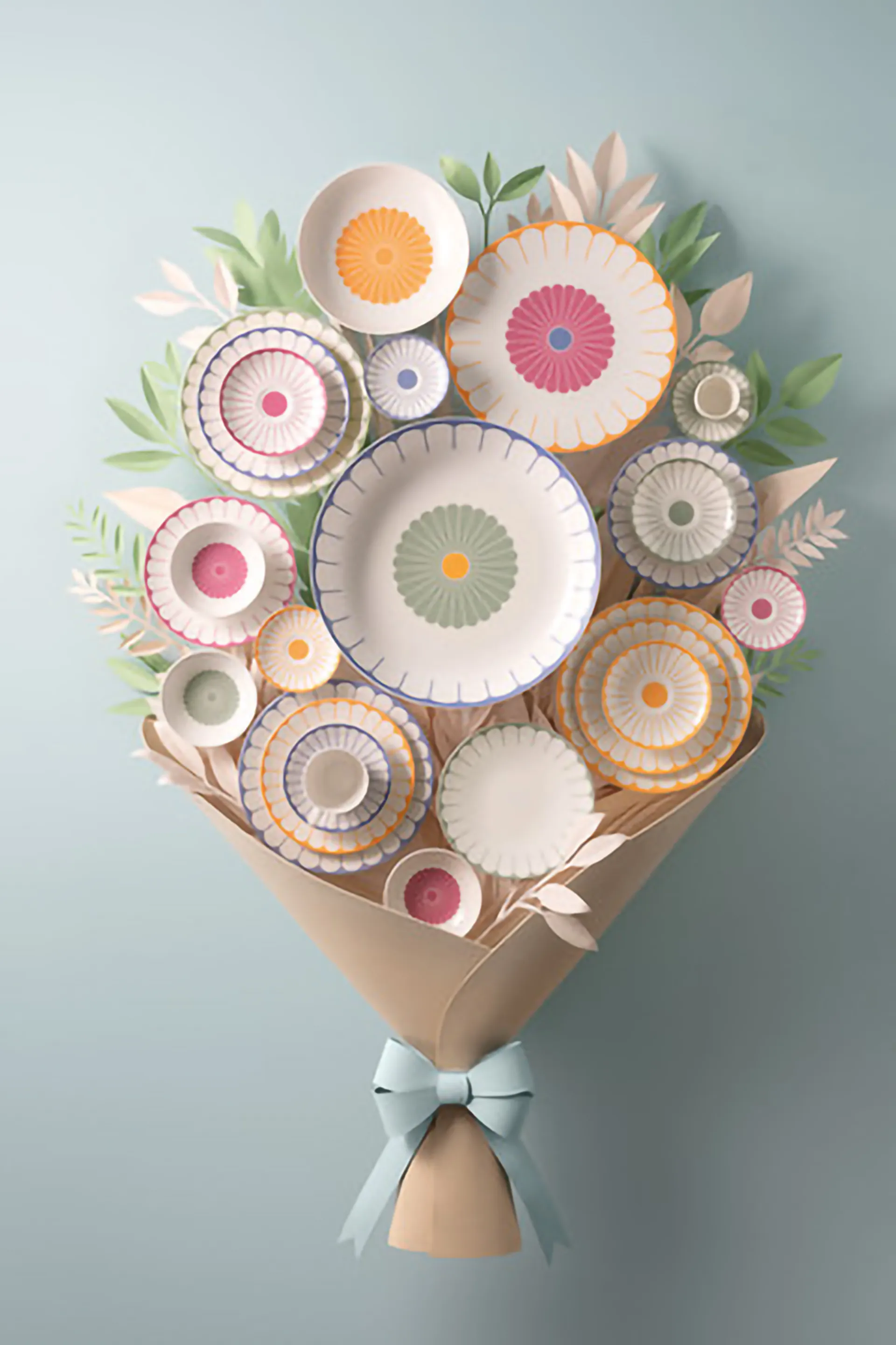 Fleur kaffekopp 16 cl, White-green Villeroy & Boch