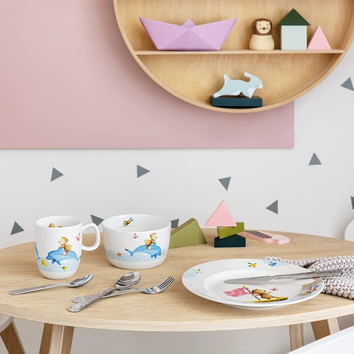 Happy as a Bear barnservis och bestick - 7 delar - Villeroy & Boch