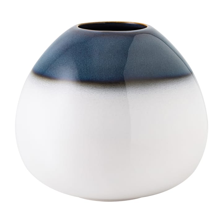 Lave Home egg-shaped vas 13 cm - Blå-vit - Villeroy & Boch