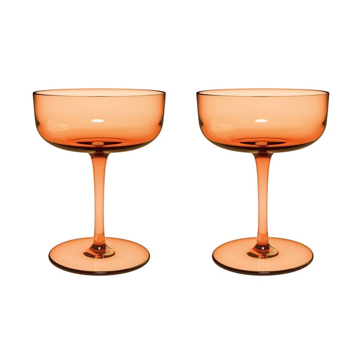 Like champagneglas coupe 10 cl 2-pack - Apricot - Villeroy & Boch