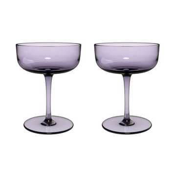 Like champagneglas coupe 10 cl 2-pack - Lavender - Villeroy & Boch