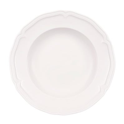 Villeroy & Boch Manoir djup tallrik 23 cm | Skandinavisk Design | Djupa tallrikar | Vit