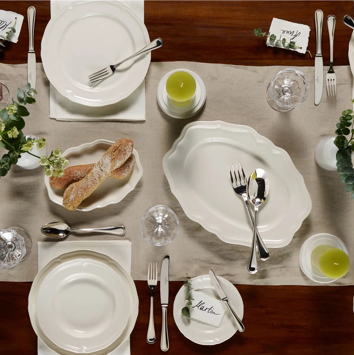 Manoir serveringsfat 37 cm, Vit Villeroy & Boch