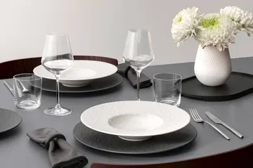 Manufacture Ice pastatallrik - Vit, Ø28 cm - Villeroy & Boch