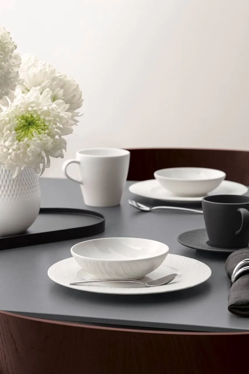 Manufacture Ice tallrik, Vit, Ø21,7 cm Villeroy & Boch