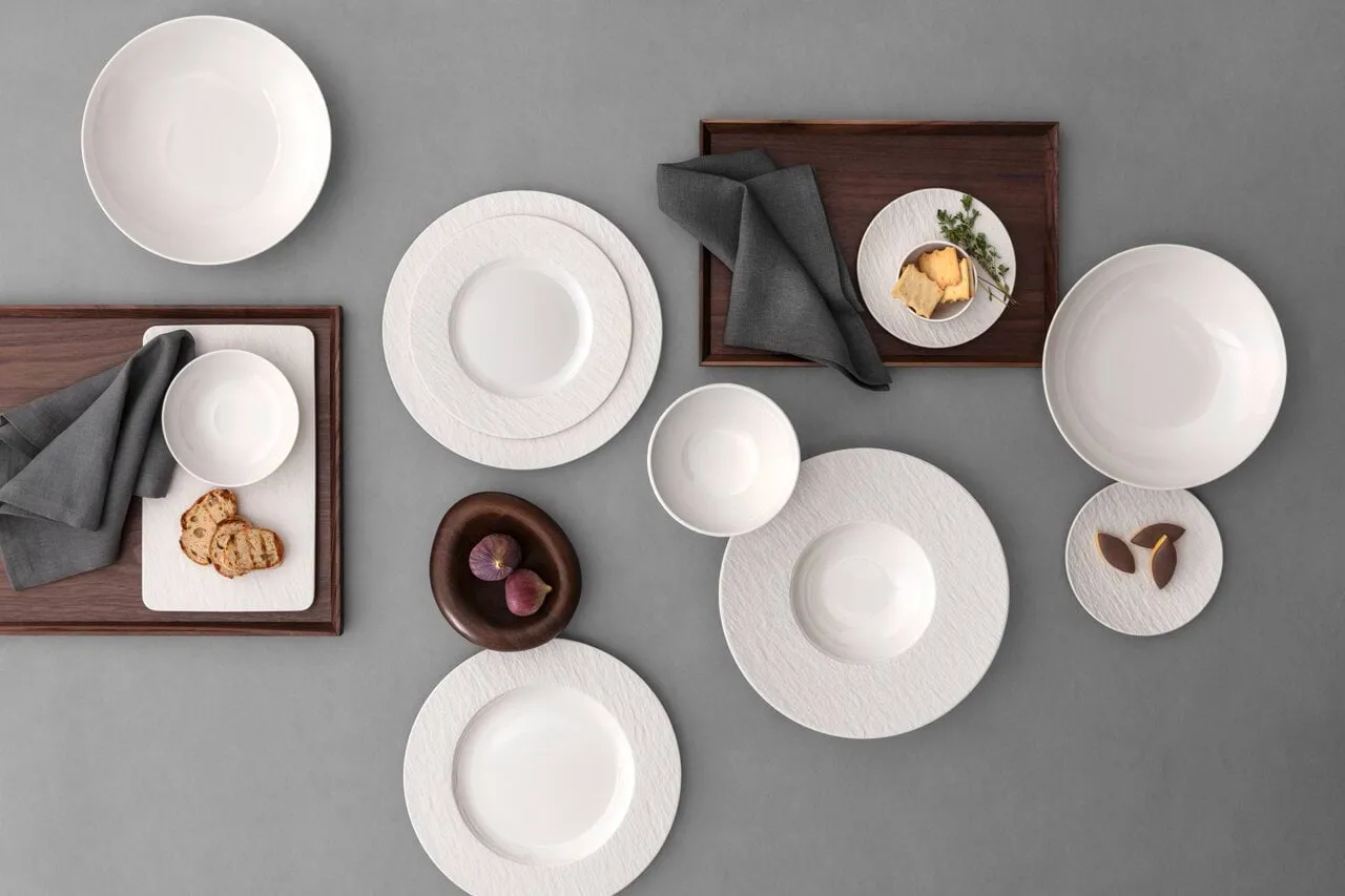 Manufacture Ice tallrik, Vit, Ø27,1 cm Villeroy & Boch