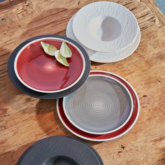 Manufacture Rock djup tallrik Ø28 cm, Blanc Villeroy & Boch