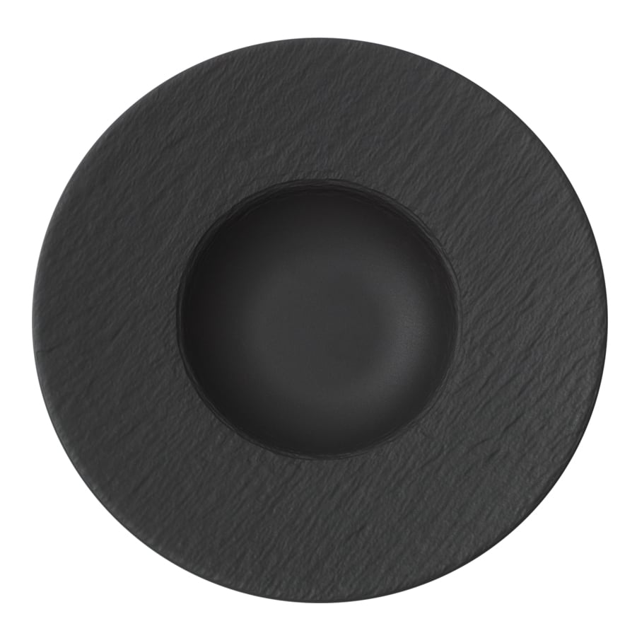 Villeroy & Boch Manufacture Rock djup tallrik 28 cm svart