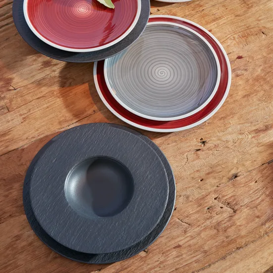 Manufacture Rock djup tallrik Ø28 cm, svart Villeroy & Boch