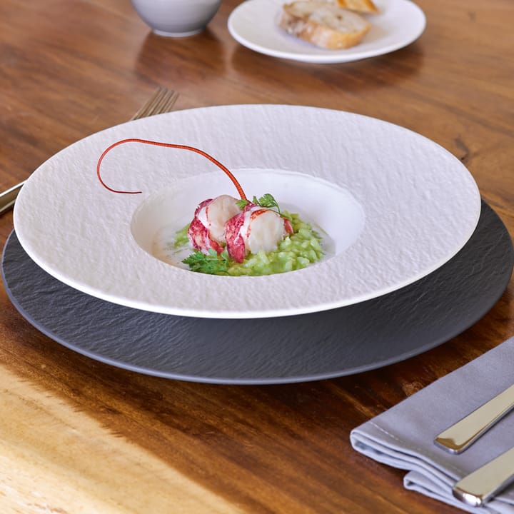 Manufacture Rock Gourmet tallrik Ø32 cm - svart - Villeroy & Boch