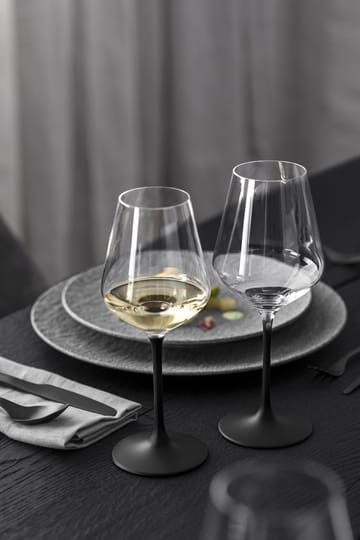 Manufacture Rock rödvinsglas 47 cl 4-pack - Klar-svart - Villeroy & Boch