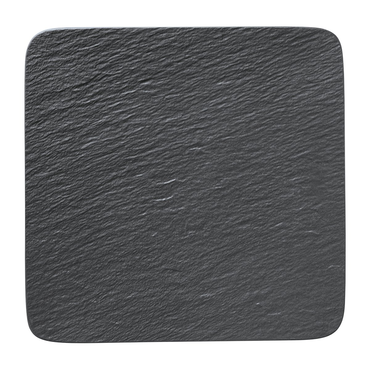 Villeroy & Boch Manufacture Rock tallrik 32x32 cm Svart