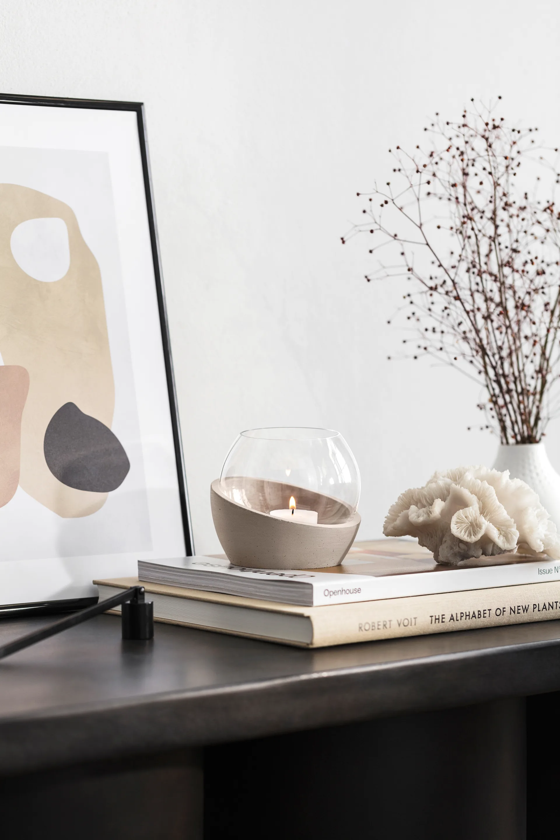 NewMoon Home ljuslykta Ø12 cm, Beige Villeroy & Boch