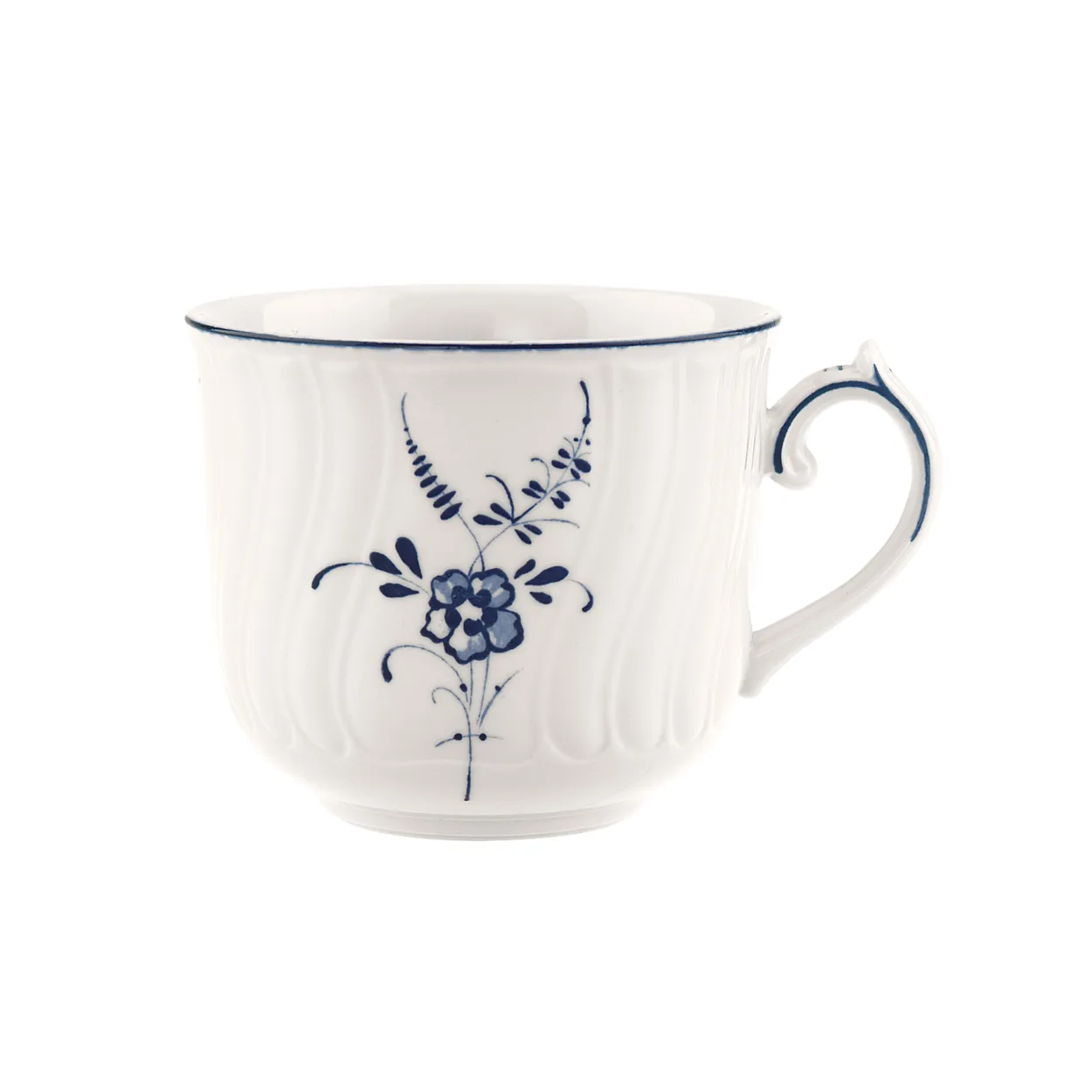 Villeroy & Boch Old Luxembourg frukostkopp 35 cl | Skandinavisk Design | Kaffekoppar | Blå