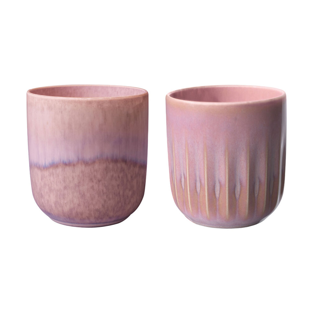 Villeroy & Boch Perlemor mugg 29 cl 2-pack Coral | Skandinavisk Design | Kaffekoppar | Multi