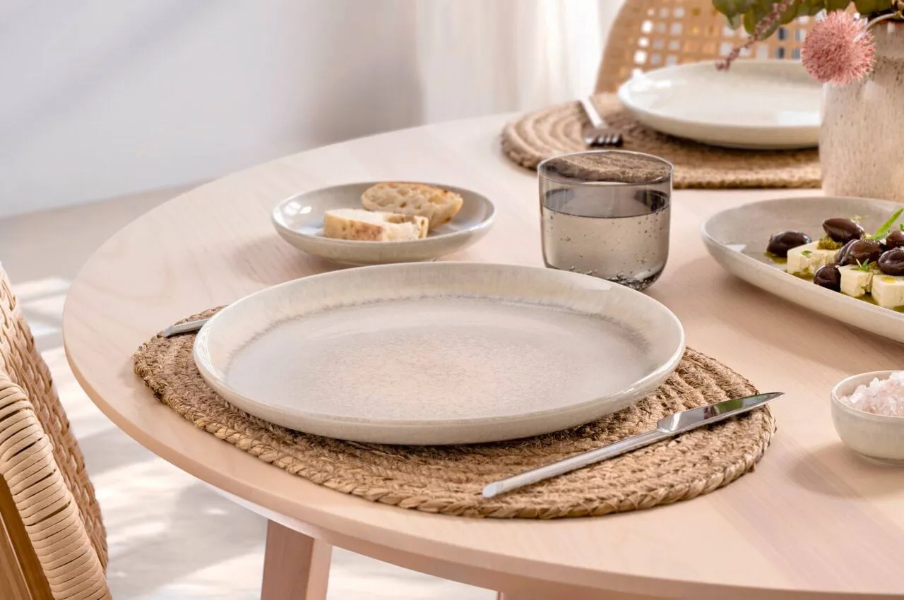 Perlemor Sand tallrik, Beige, Ø16 cm Villeroy & Boch