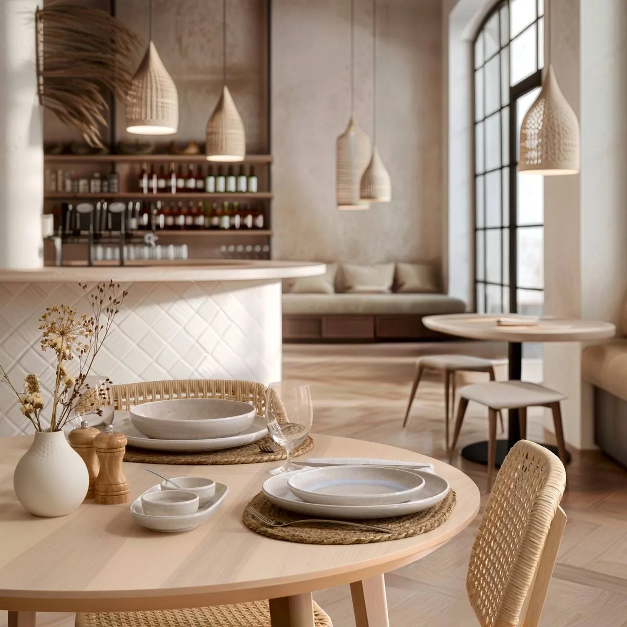 Perlemor Sand tallrik, Beige, Ø29 cm Villeroy & Boch