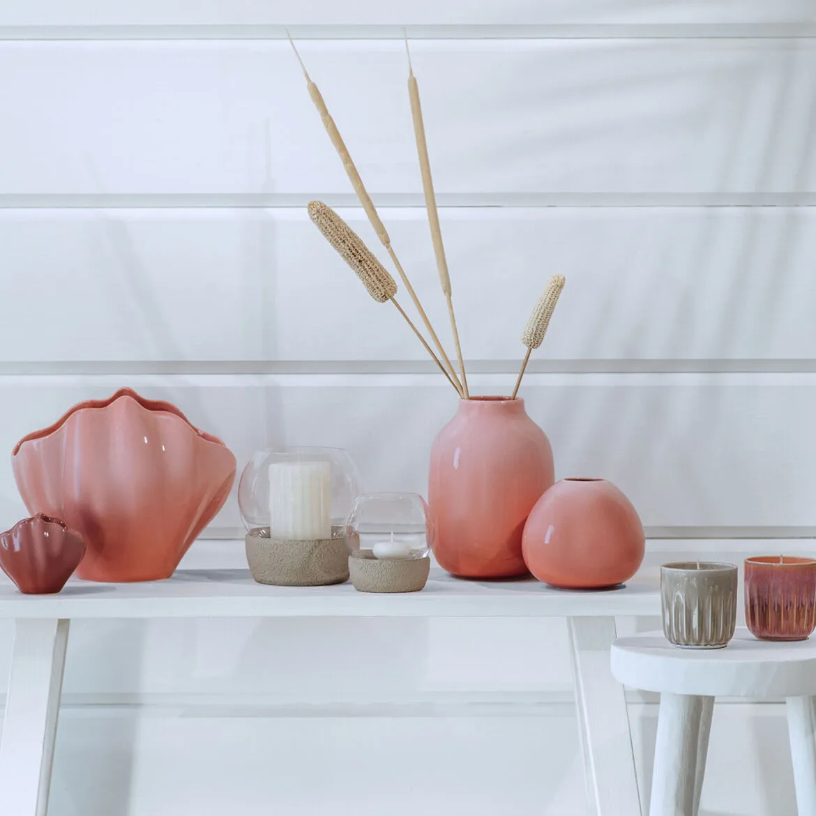 Perlemor värmeljuslykta Ø11 cm, Beige Villeroy & Boch