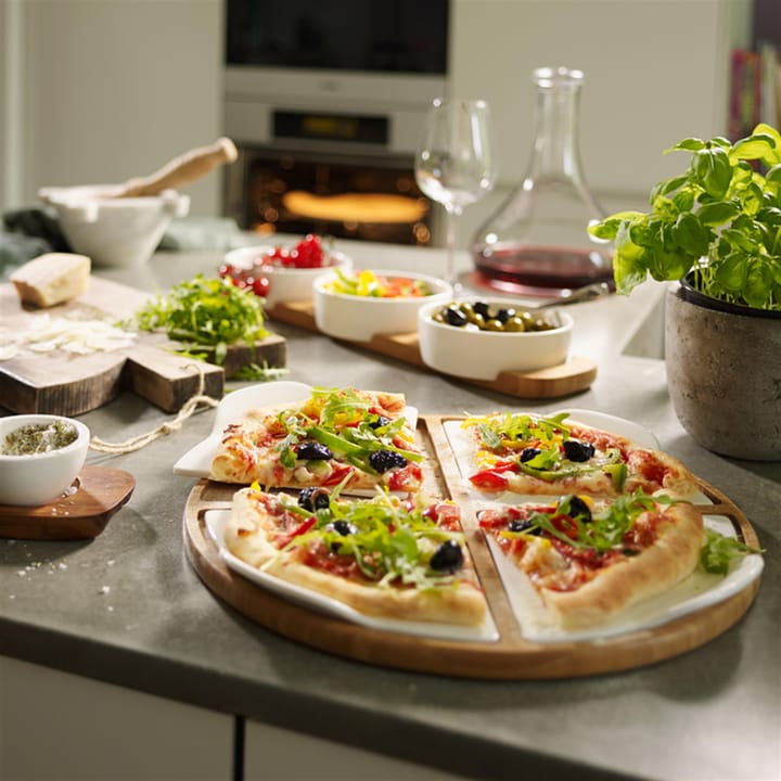 Pizza Passion serveringsfat bambu - rund, 5 delar - Villeroy & Boch