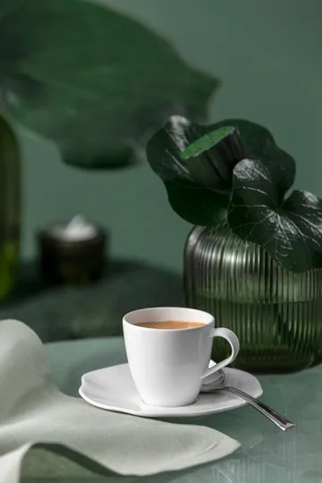 Pura espressokopp med fat - Vit, 2 delar - Villeroy & Boch