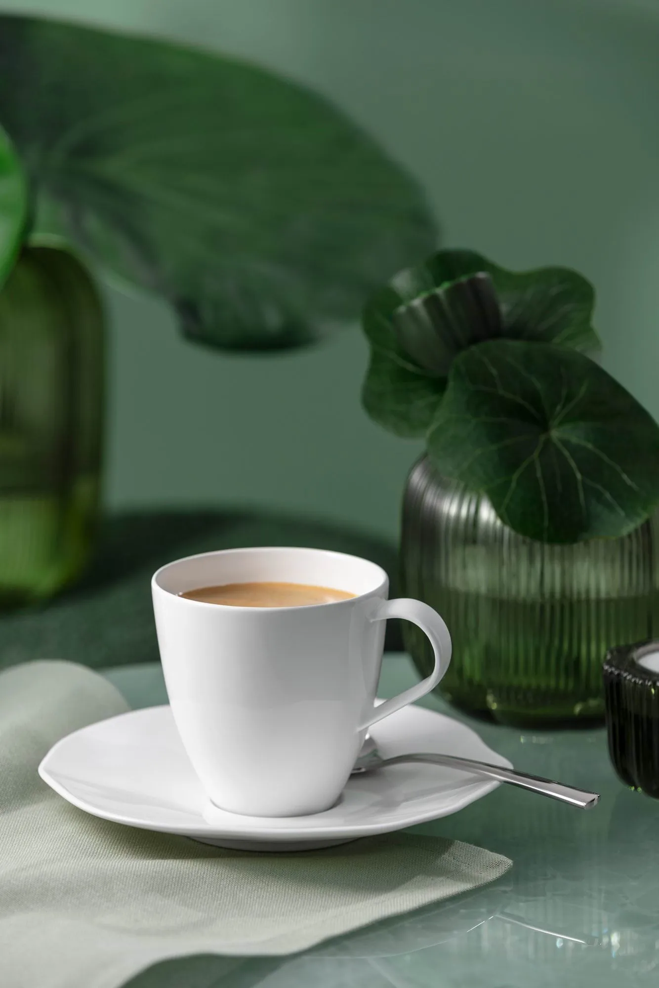 Pura kopp med fat, Vit, 2 delar Villeroy & Boch