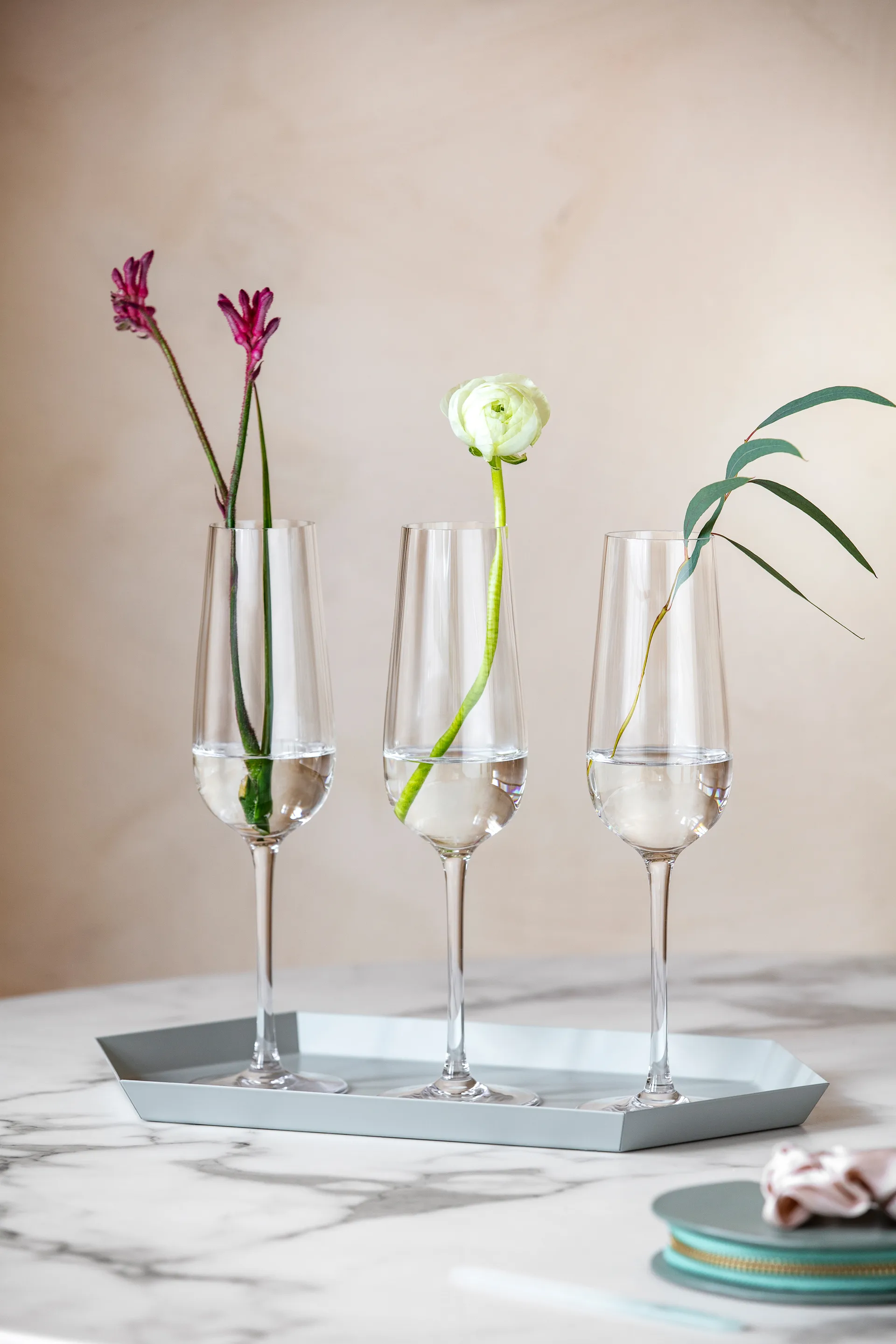 Rose Garden champagneglas 4-pack 29 cl, Klar Villeroy & Boch