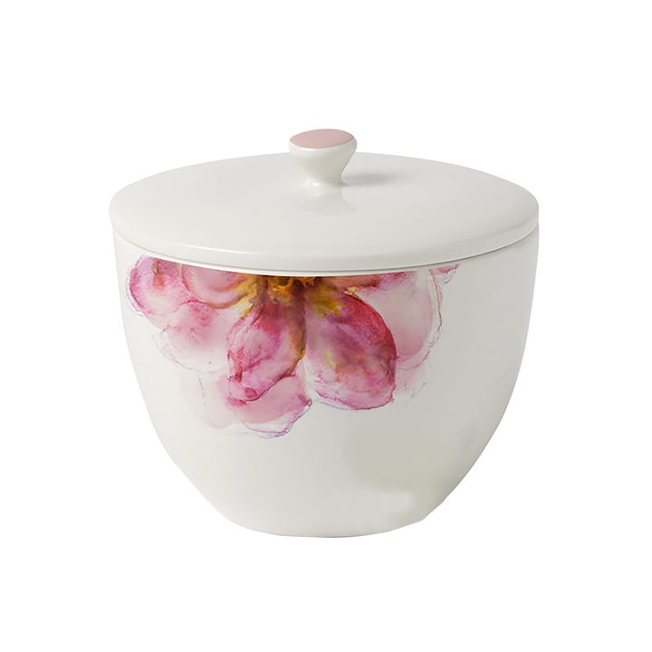 Rose Garden teburk med lock Ø13,5 cm - Vit - Villeroy & Boch