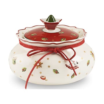 Toy´s Delight burk med lock S 0,45 L - Vit-röd - Villeroy & Boch
