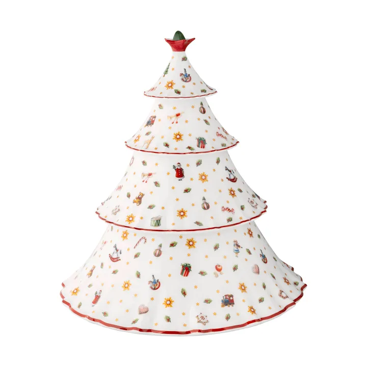 Toy's Delight burk träd - Vit-röd, 4 delar - Villeroy & Boch