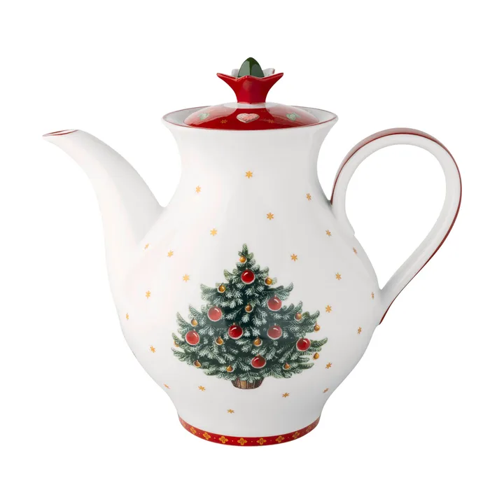 Toy's Delight kaffekanna - Vit-röd, träd, 1,6 L - Villeroy & Boch
