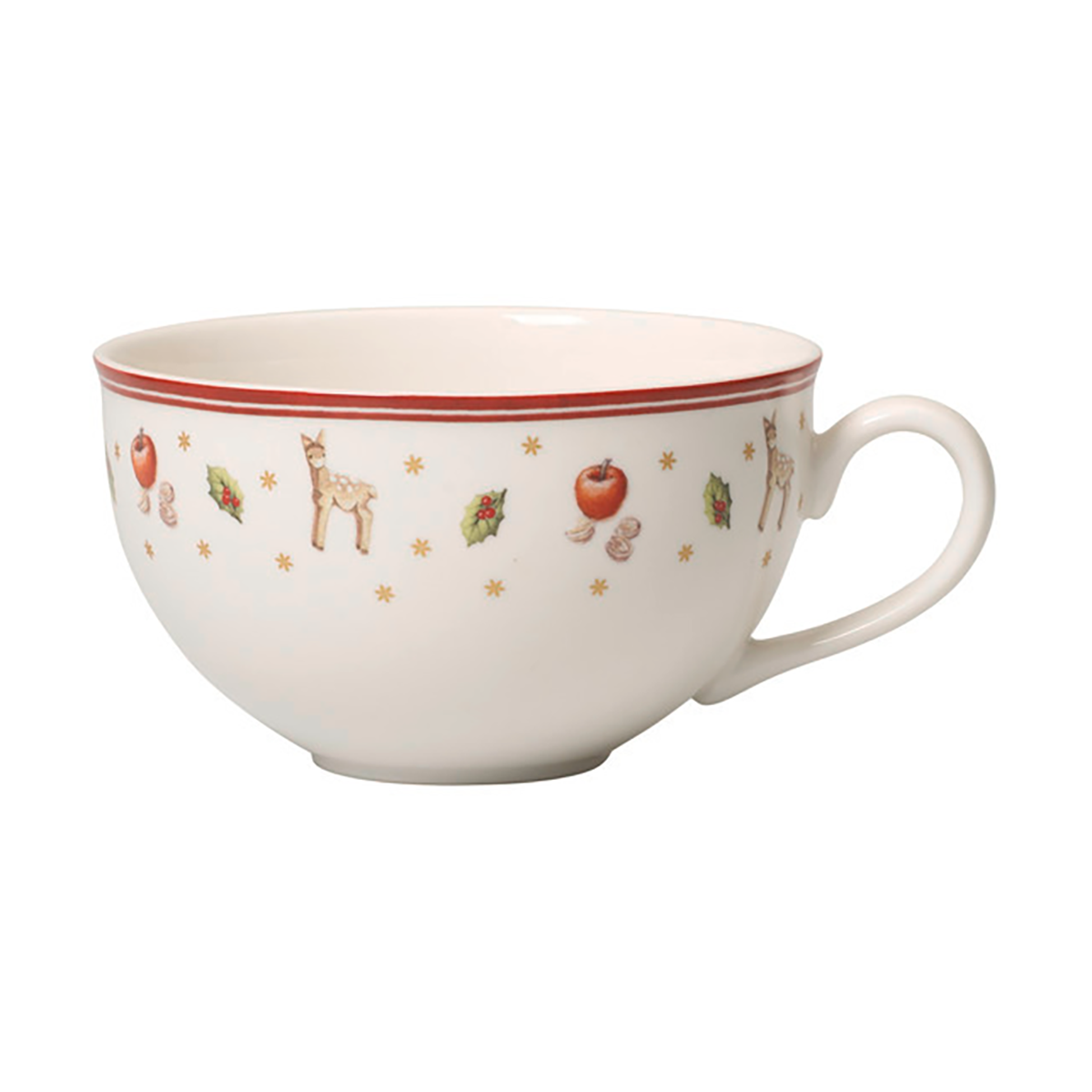 Villeroy & Boch Toy's Delight kopp 30 cl Vit-röd | Skandinavisk Design | Kaffekoppar | Vit