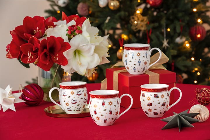 Toy's Delight kopp 4 delar, Vit-röd Villeroy & Boch