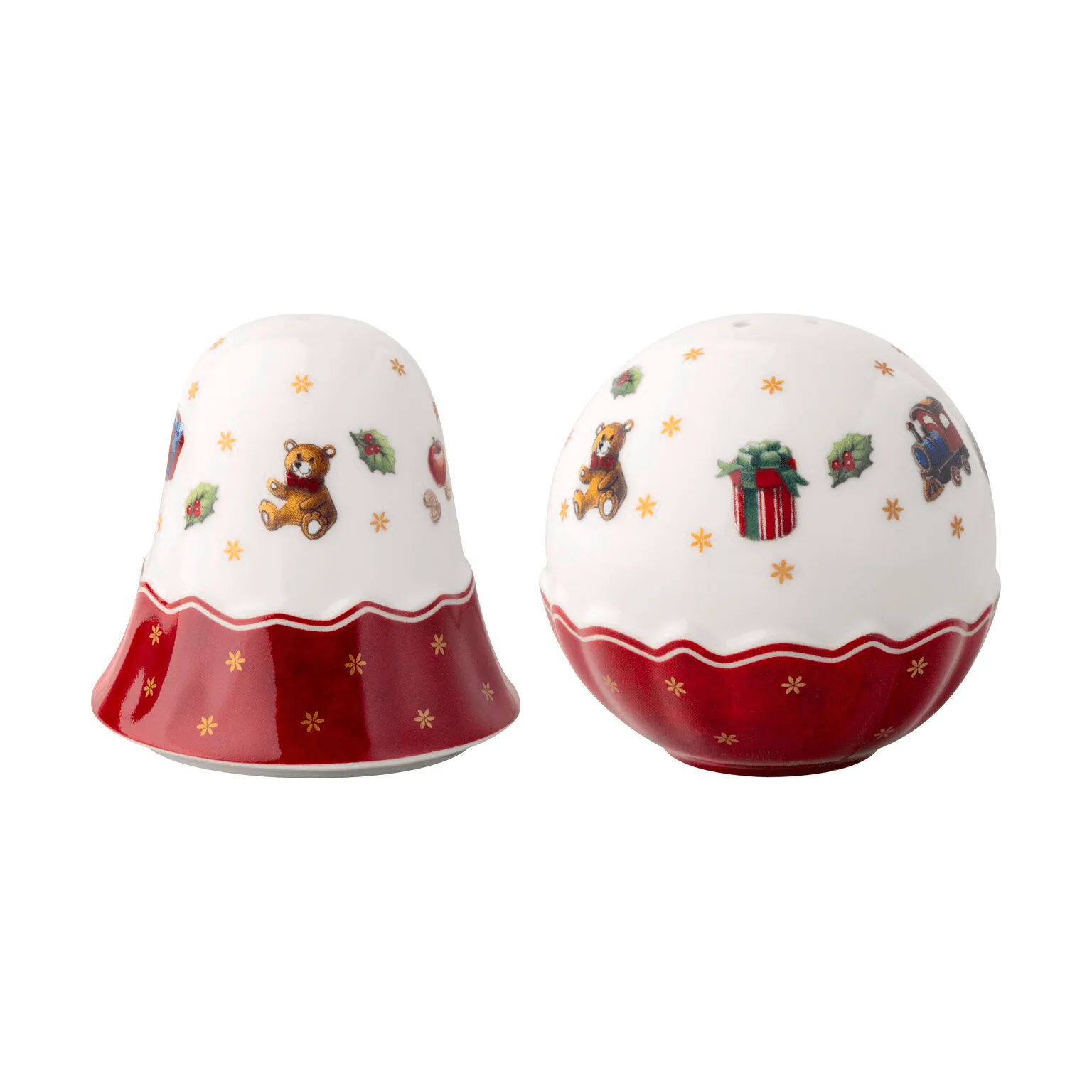 Toy's Delight salt och pepparkar, Vit-röd, 2 delar Villeroy & Boch