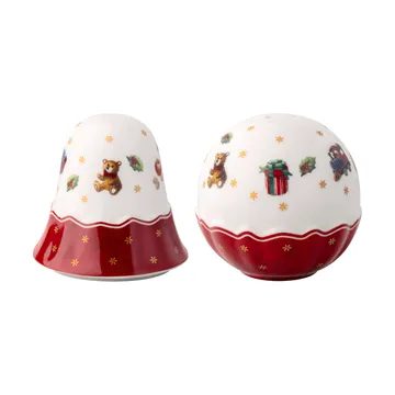 Toy's Delight salt och pepparkar - Vit-röd, 2 delar - Villeroy & Boch