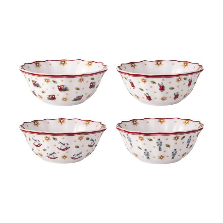 Toy's Delight skål 4 delar - Vit-röd - Villeroy & Boch