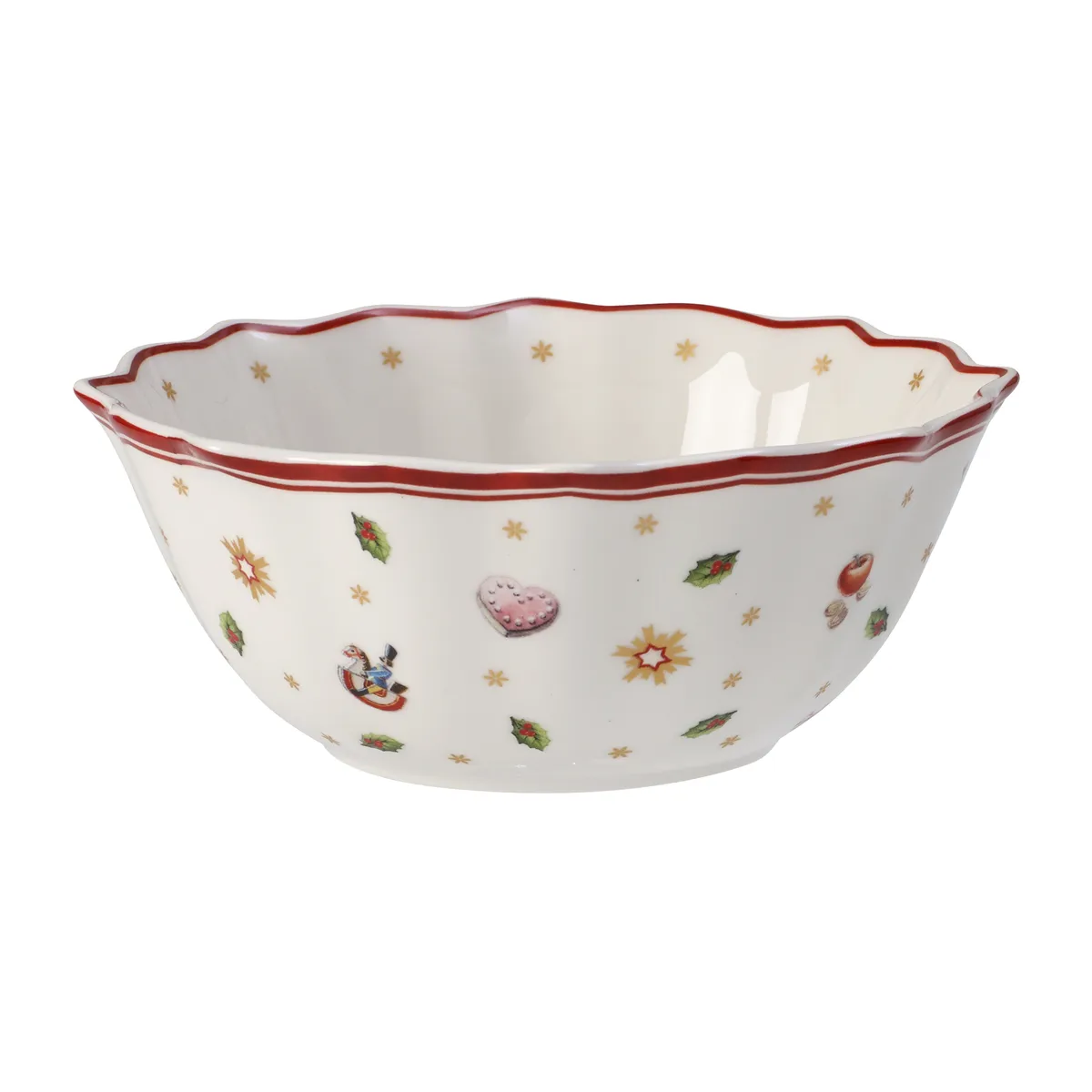 Villeroy & Boch Toy's Delight skål 50 cl Vit-röd