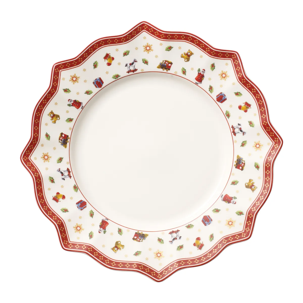 Villeroy & Boch Toy's Delight tallrik Ø29 Vit-röd