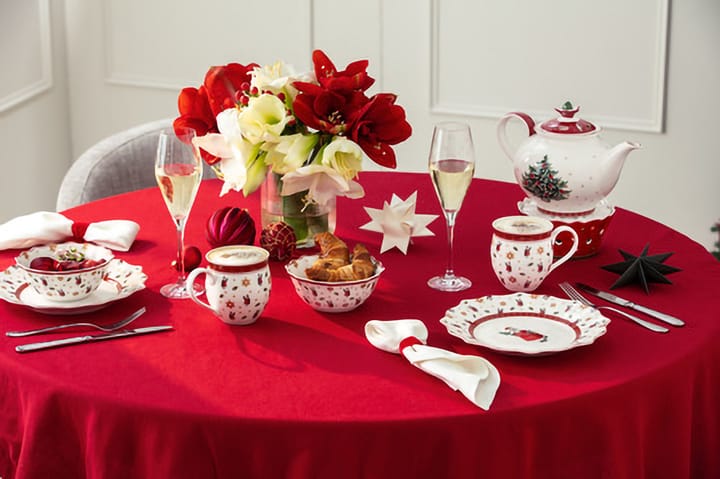 Toy's Delight tallrik 4 delar, Vit-röd Villeroy & Boch