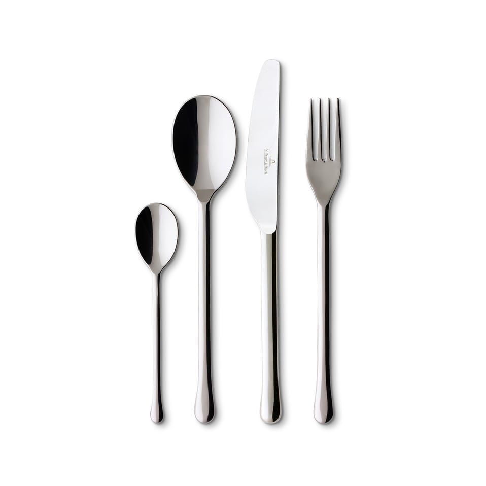 Villeroy & Boch Udine bestickset 70 delar | Skandinavisk Design | Bestickset | Silverfärgad