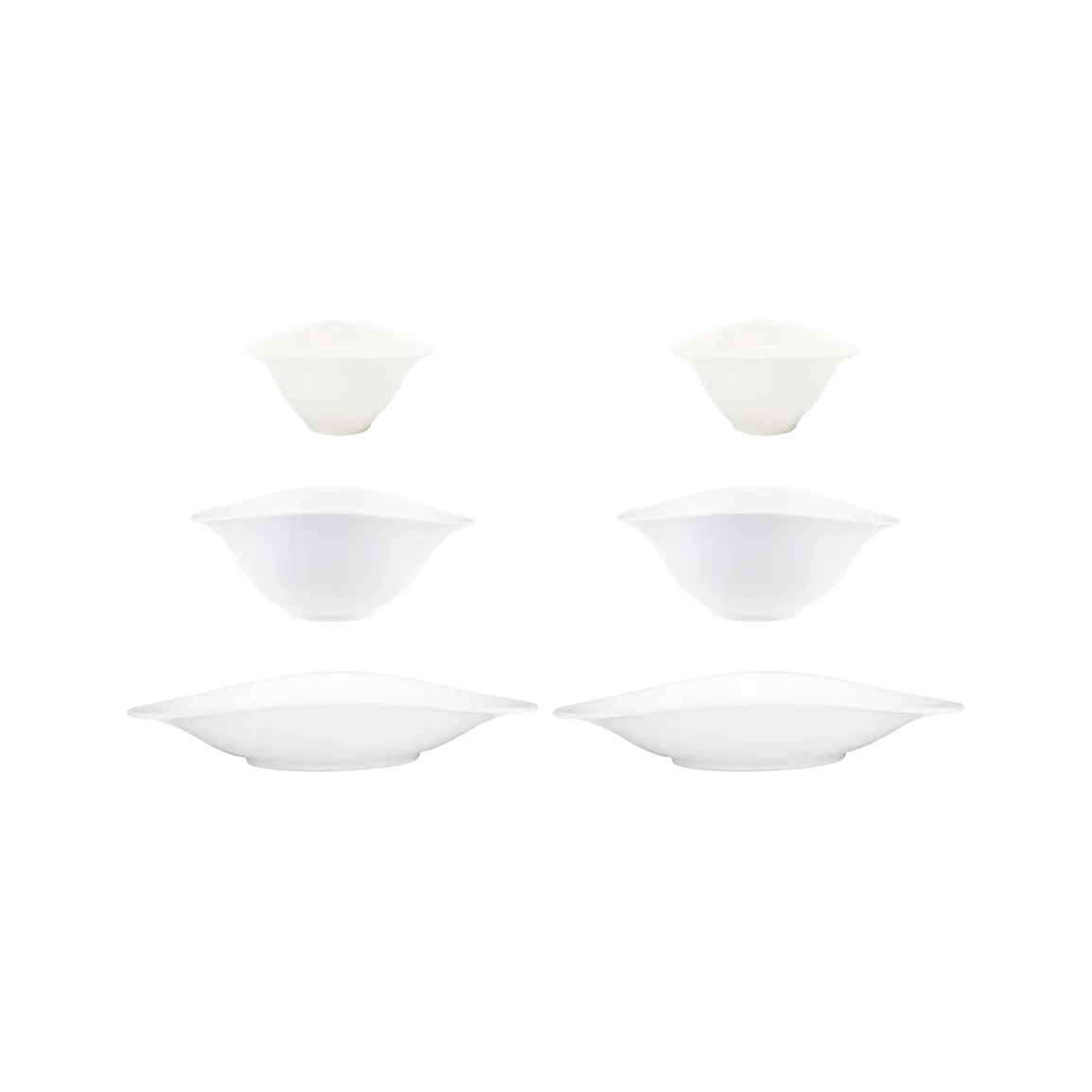 Vapiano skåltrio 6-pack, vit Villeroy & Boch
