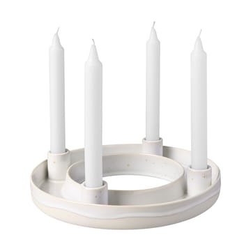 Winter Glow adventsljusstake Ø26 cm - Vit-beige - Villeroy & Boch