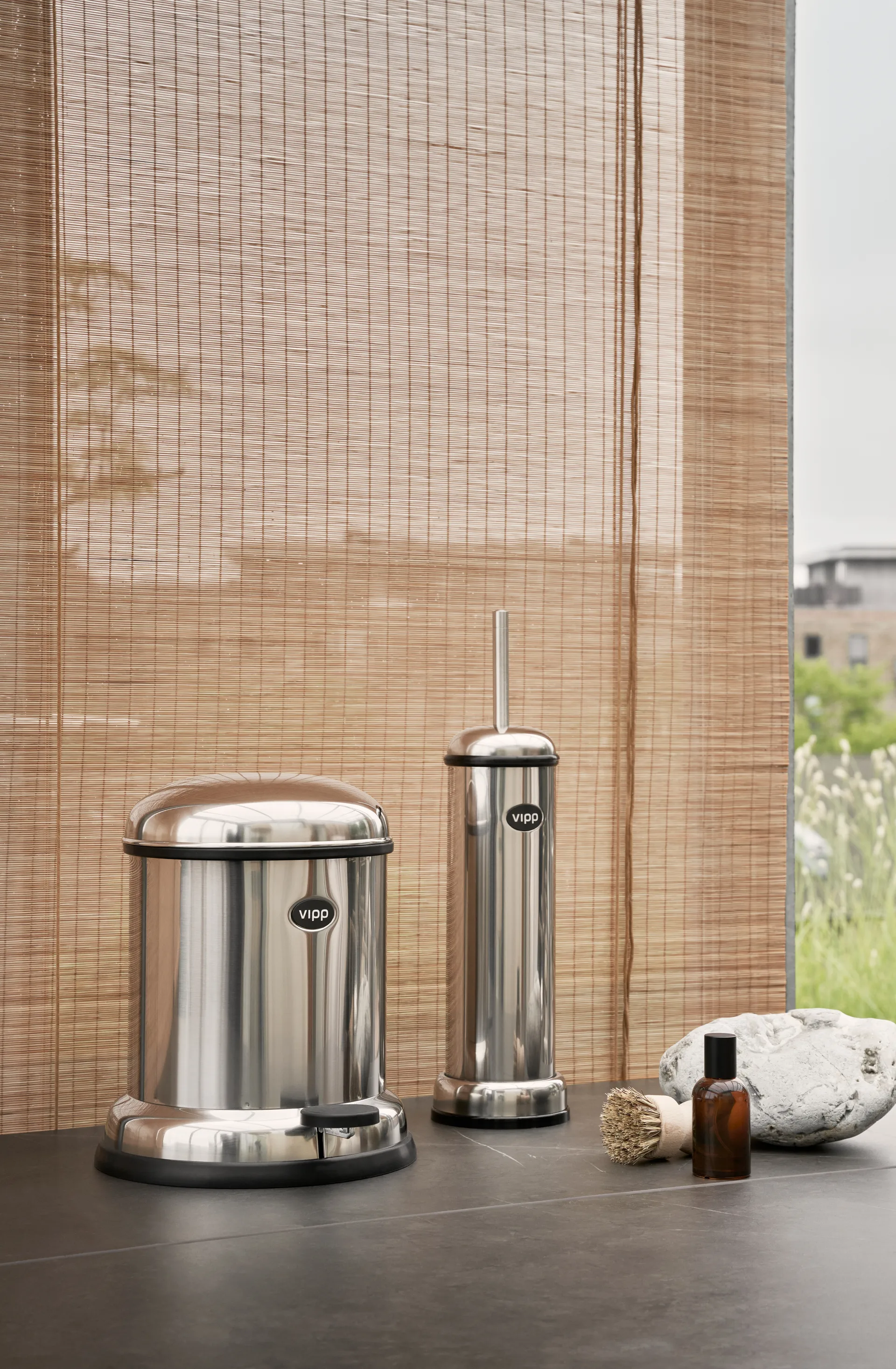 Vipp11 toalettborste, Stainless steel Vipp