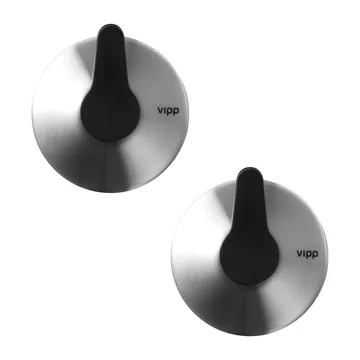 Vipp12 krok med sugpropp 2-pack - Stainless steel - Vipp