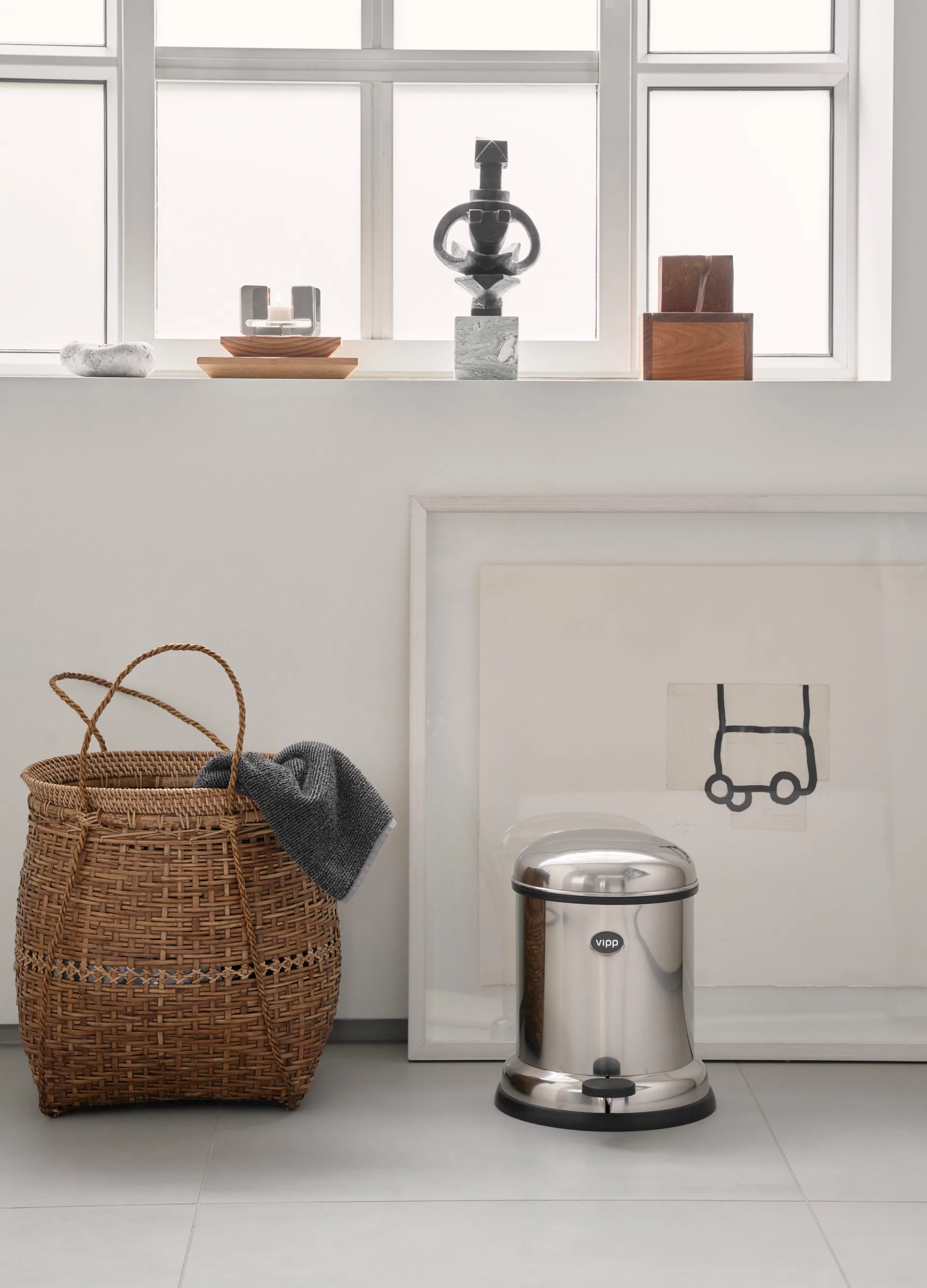 Vipp13 pedalhink 4 l, Stainless steel Vipp