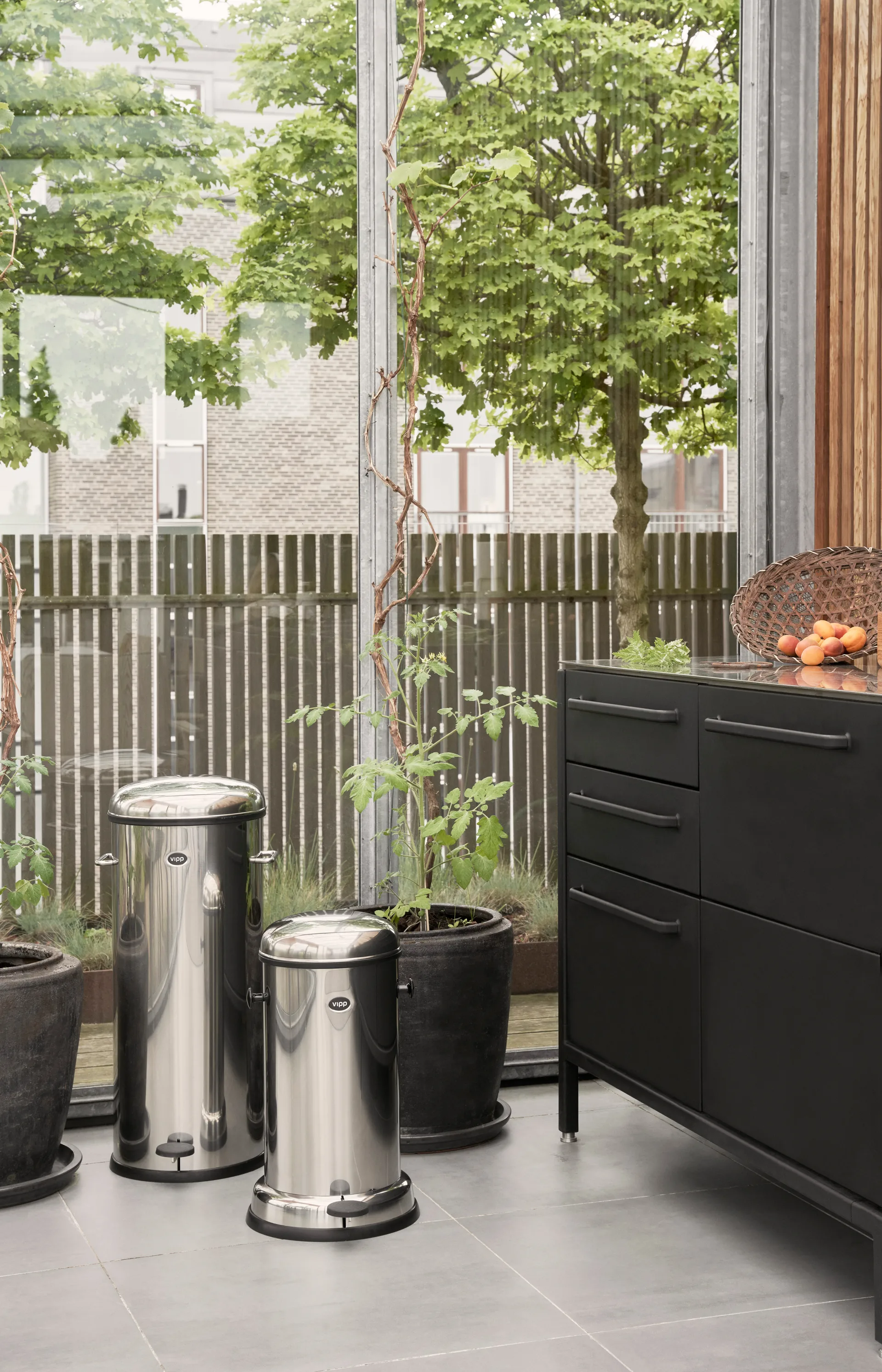 Vipp15 pedalhink 14 l, Stainless steel Vipp