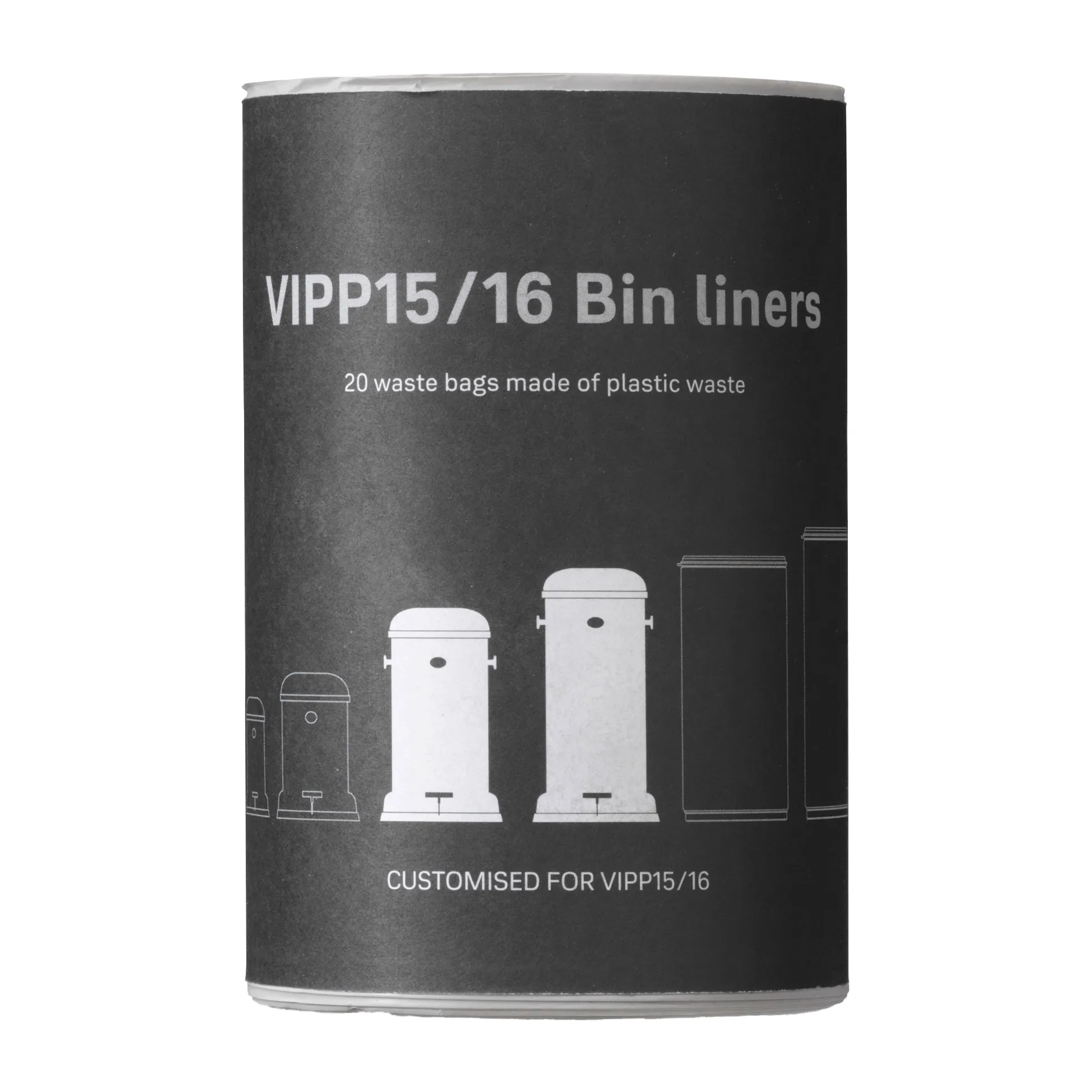 Vipp15/16 avfallspåse 14-18 l, 20 påsar/förp Vipp